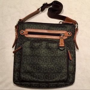 Giani Bernini Brown Crossbody bag, 10 x 9